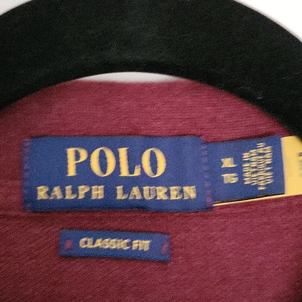 NWT Men's Classic Fit L/S Mesh Polo by Polo Ralph Lauren, Size XL - Picture 4 of 7